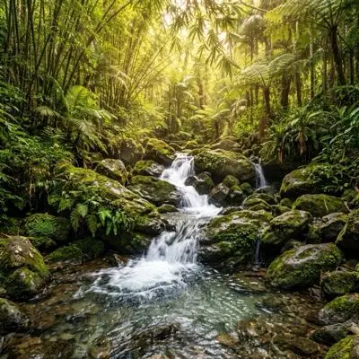 Suối Tiên hoang sơ mát rượi giữa thung lũng